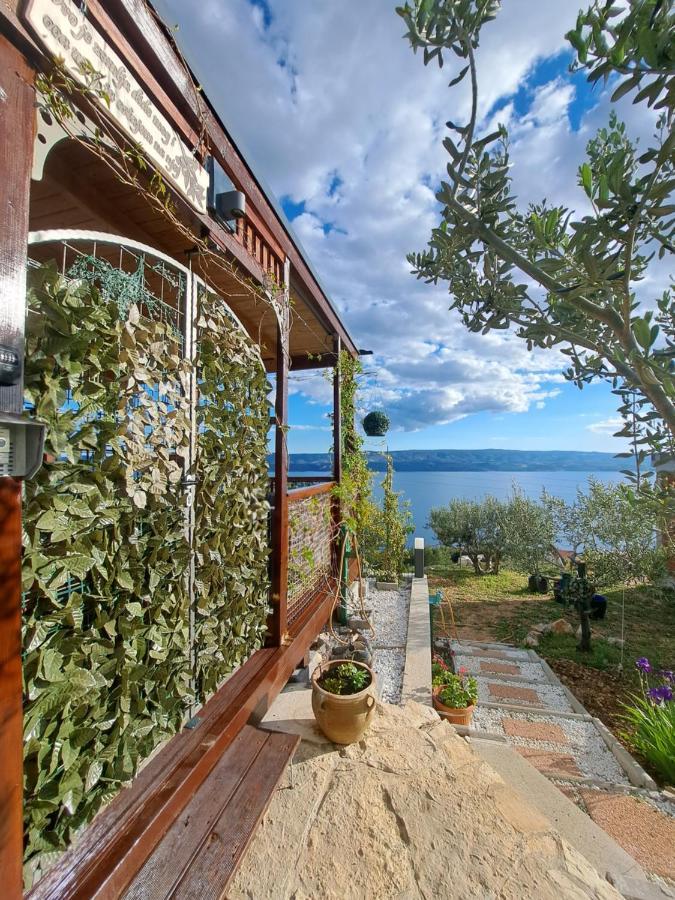 Bella Vista With Jacuzzi 1 Villa Omiš Exteriör bild