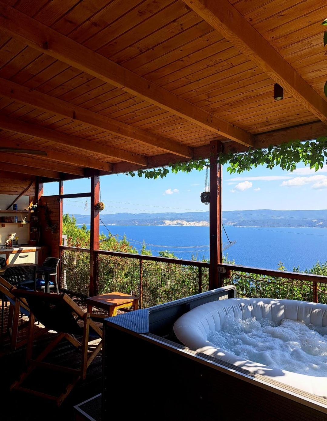 Bella Vista With Jacuzzi 1 Villa Omiš Exteriör bild